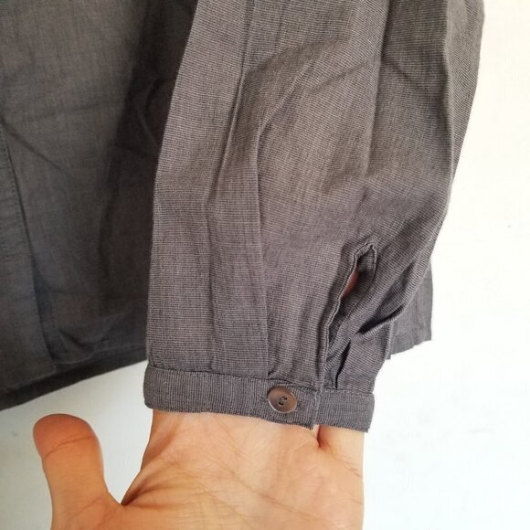 ba&sh Argentine Long Sleeve V-Neck Cotton Top Sz 0 - Picture 6 of 10